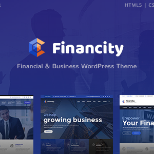 Financity - Business / Financial / Finance WordPress Theme