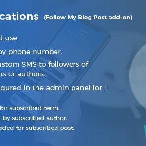 Follow Post - SMS Notifications Extension