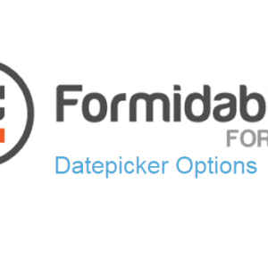 Formidable Forms – Datepicker Options