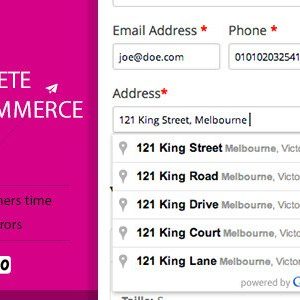 Google Address Autocomplete for WooCommerce