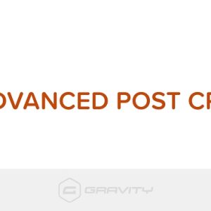 Gravity Forms Advanced Post Creation Add-On