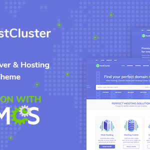 HostCluster - WHMCS Server & Hosting WordPress Theme