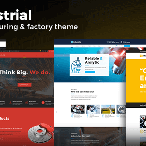 Industrial – Industry & Factory Wordpress Theme