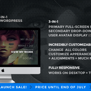 Jumbo – A 3-In-1 Full-Screen Menu For Wordpress