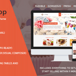 Justshoppe – Elementor Cake Bakery WordPress Theme