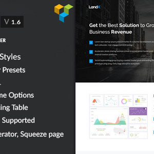 Landx - Multipurpose Wordpress Landing Page