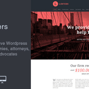 Lawyers – Responsive Business Wordpress Theme