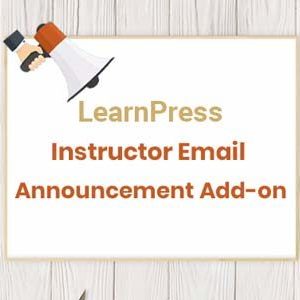 LearnPress - Announcements