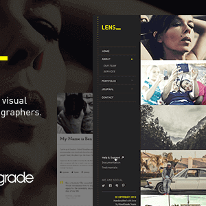Lens – An Enjoyable Photography Wordpress Theme