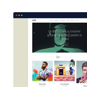Life - Boxed Portfolio Wordpress Theme