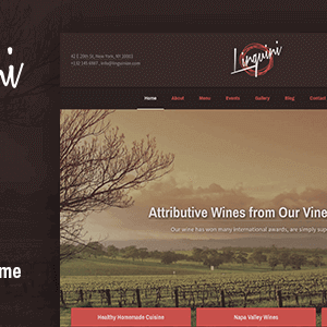 Linguini – Restaurant Wordpress Theme