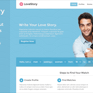 Lovestory – Dating Wordpress Theme