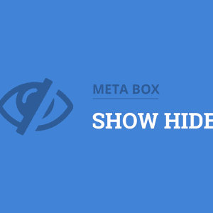 Metabox - Show Hide