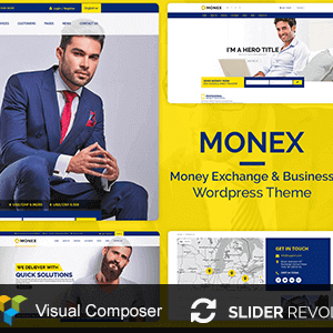 Monex – Money Exchange & Finance Business Wordpress Theme