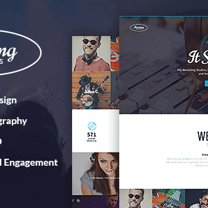 Morning Records – Sound Recording Studio Wordpress Theme