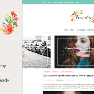 Feminine – Wordpress Theme For Fashion, Lifestyle, Travel And Beauty Bloggers