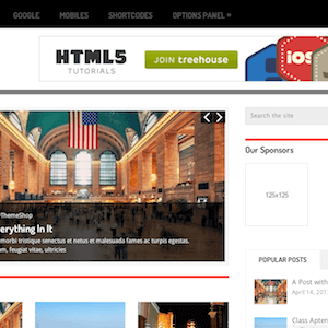 Hotnews – News & Magazine Style Wordpress Theme
