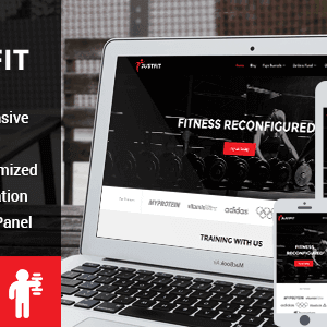 Justfit – Responsive Health Wordpress Theme