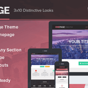 Onepage – Portfolio And Business Wordpress Theme