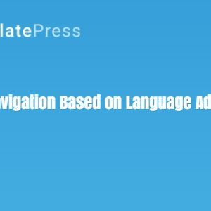 TranslatePress - Navigation Based on Language Add-on