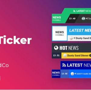 iThemeland News Ticker for Elementor
