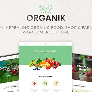 Organik – An Appealing Organic Store Farm & Bakery Woocommerce Theme