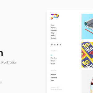 Paragon – Colorful Portfolio For Freelancers & Agencies
