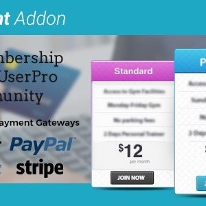Payment Add-on for UserPro
