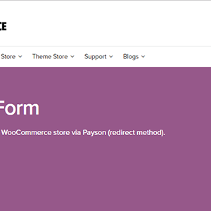 Woocommerce Payson Form