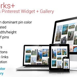 PinWorks+ Wordpress Pinterest Gallery