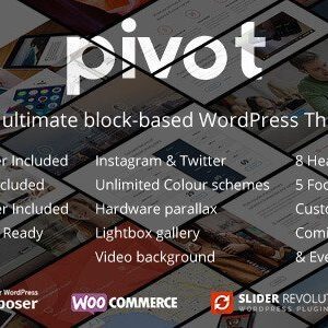 Pivot – Responsive Multipurpose Wordpress Theme