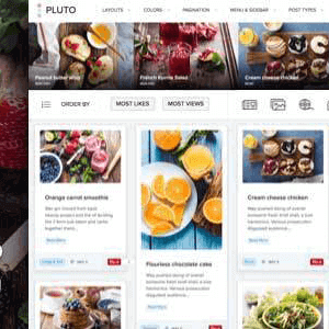 Pluto – Clean Personal Wordpress Masonry Blog Theme