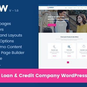 Borrow - Loan Company Responsive Wordpress Theme