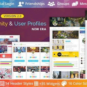 Youzer - Buddypress Community & User Profiles Wordpress Plugin New Era