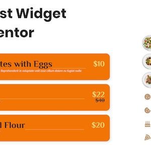 Pricing List Widget For Elementor