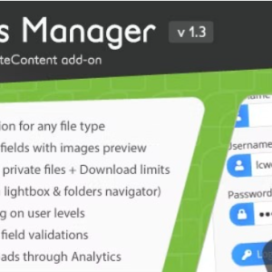 PrivateContent - Files Manager add-on