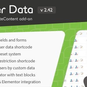 PrivateContent - User Data Add-on