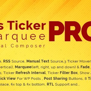 PW Pro Newsticker & Marquee Layout for visual composer