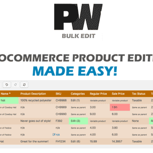 PW WooCommerce Bulk Edit Pro