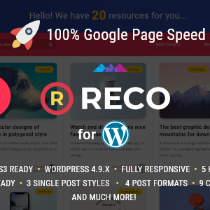 Reco - Minimal Theme for Freebies
