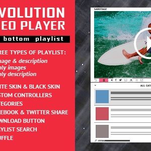 Revolution Video Player - YouTube, Vimeo and Self-Hosted Videos