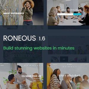 Roneous - Creative Multi-Purpose WordPress Theme