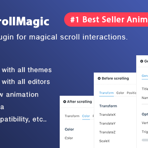 Scroll Magic Wordpress - Scrolling Animation Builder Plugin