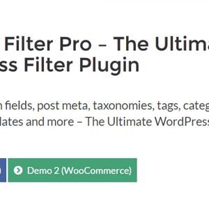 Search & Filter Pro – The Ultimate Wordpress Filter Plugin
