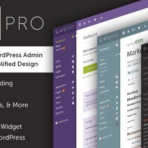 Slate Pro - WordPress Admin Theme & White Label