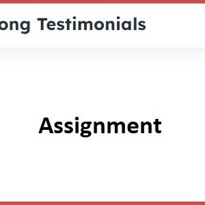 Strong Testimonials Assignment
