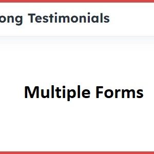 Strong Testimonials Multiple Forms
