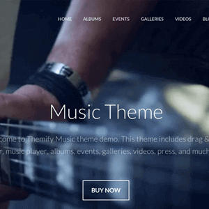 Themify Music - Wordpress Theme