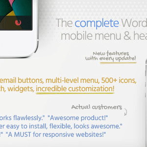 Touchy – Wordpress Mobile Menu Plugin
