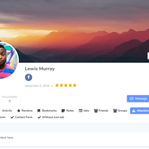 Ultimate Member - Profile tabs